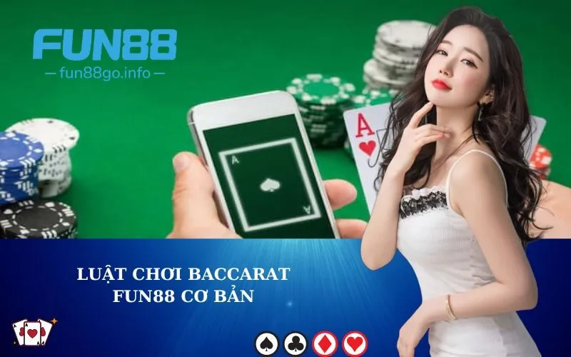 Luật chơi Baccarat Fun88 cơ bản