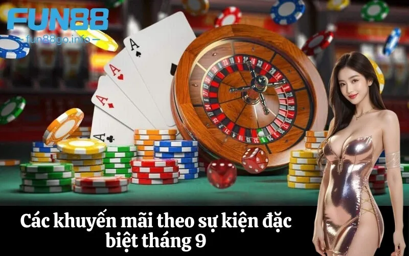 Các khuyến mãi theo sự kiện đặc biệt tháng 9